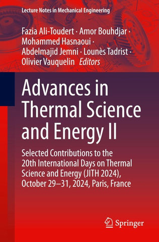 Advances in Thermal Science and Energy II