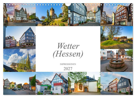 Wetter (Hessen) Impressionen (Wandkalender 2027 DIN A3 quer), CALVENDO Monatskalender