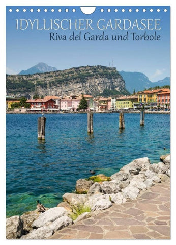 IDYLLISCHER GARDASEE Riva del Garda und Torbole (Wandkalender 2027 DIN A4 hoch), CALVENDO Monatskalender