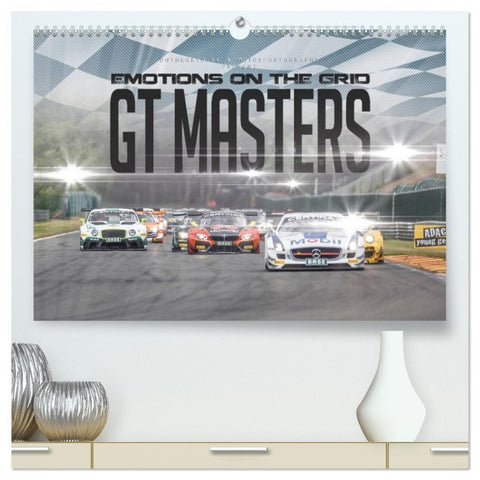 EMOTIONS ON THE GRID - GT Masters (hochwertiger Premium Wandkalender 2026 DIN A2 quer), Kunstdruck in Hochglanz
