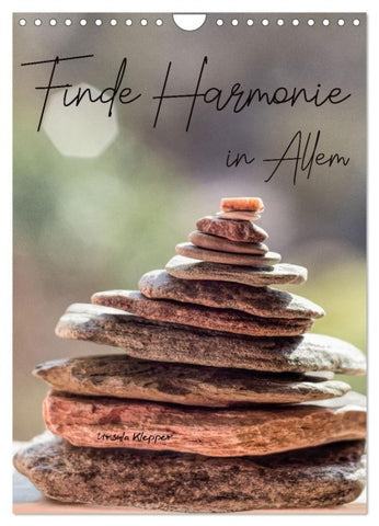 Finde Harmonie in Allem (Wandkalender 2027 DIN A4 hoch), CALVENDO Monatskalender