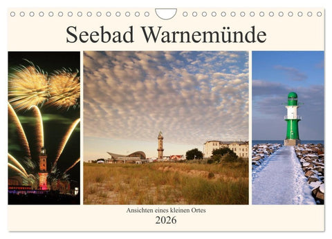 Seebad Warnemünde (Wandkalender 2026 DIN A4 quer), CALVENDO Monatskalender