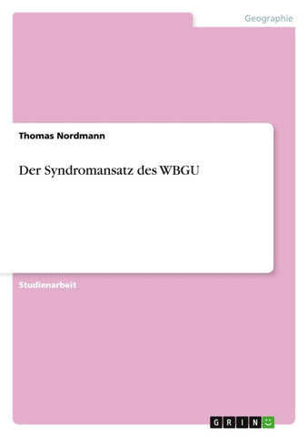 Der Syndromansatz des WBGU