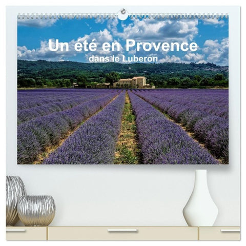 Un été en Provence dans le Luberon (Calendrier mural haut de gamme 2027 DIN A2 vertical), CALVENDO calendrier mensuel