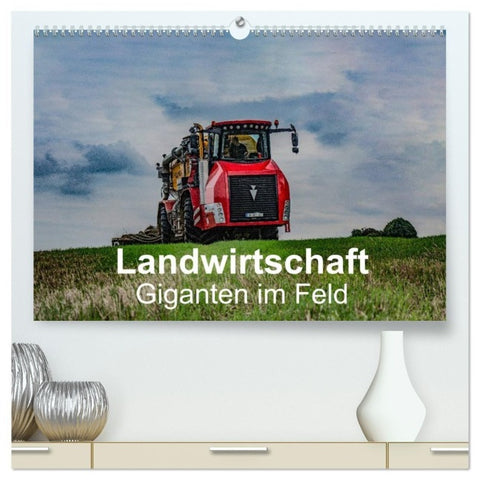 Landwirtschaft - Giganten im Feld (hochwertiger Premium Wandkalender 2027 DIN A2 quer), Kunstdruck in Hochglanz