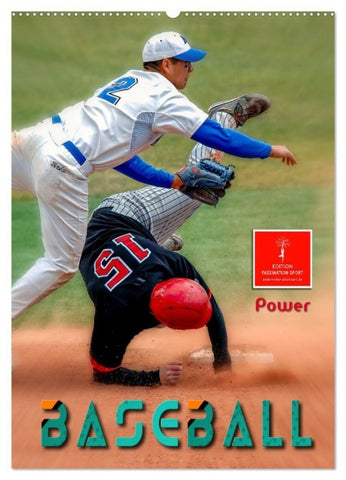 Baseball Power (Wandkalender 2027 DIN A2 hoch), CALVENDO Monatskalender