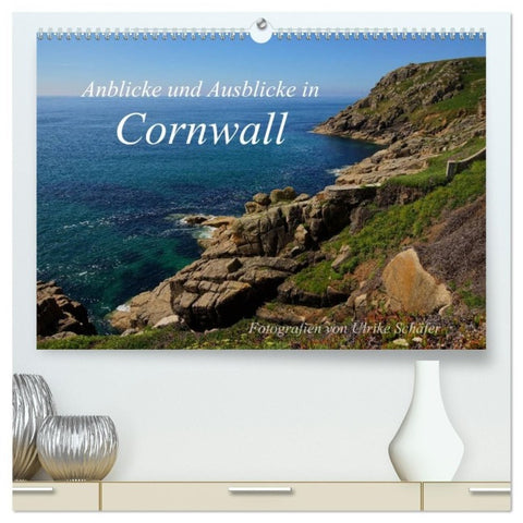 Anblicke und Ausblicke in Cornwall (hochwertiger Premium Wandkalender 2027 DIN A2 quer), Kunstdruck in Hochglanz