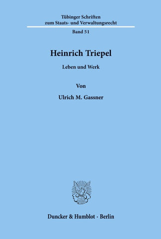 Heinrich Triepel.