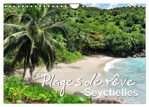 Plages de rêve Seychelles (Calendrier mural 2027 DIN A4 vertical), CALVENDO calendrier mensuel