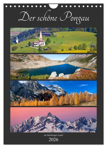 Der schöne Pongau (Wandkalender 2026 DIN A4 hoch), CALVENDO Monatskalender