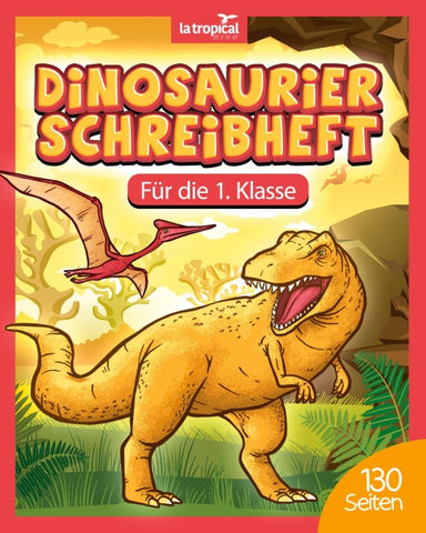 Dinosaurier Schreibheft für die 1. Klasse