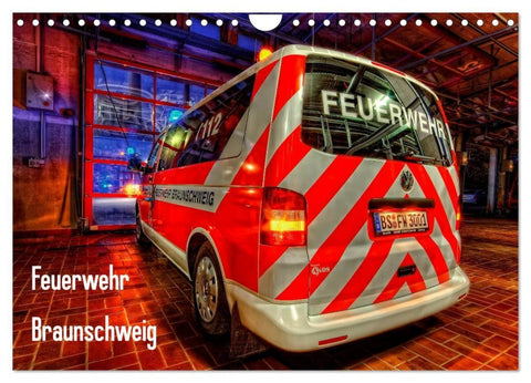 Feuerwehr Braunschweig (Wandkalender 2026 DIN A4 quer), CALVENDO Monatskalender