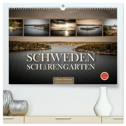 Schweden Schärengarten (hochwertiger Premium Wandkalender 2026 DIN A2 quer), Kunstdruck in Hochglanz