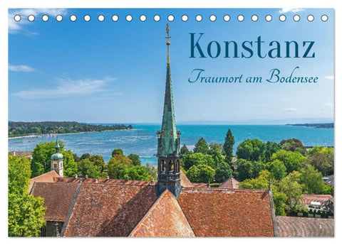 Konstanz - Traumort am Bodensee (Tischkalender 2027 DIN A5 quer), CALVENDO Monatskalender