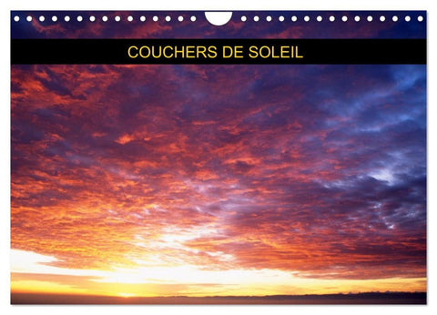 Couchers de soleil (Calendrier mural 2026 DIN A4 vertical), CALVENDO calendrier mensuel