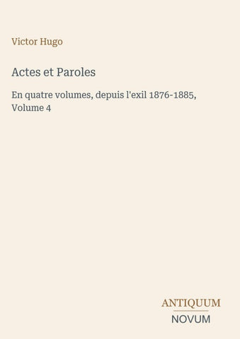 Actes et Paroles