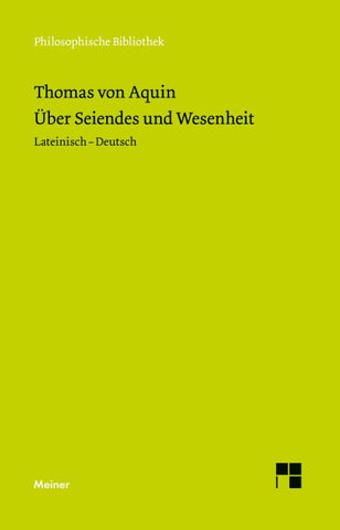 Über Seiendes und Wesenheit