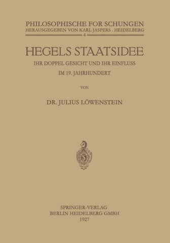 Hegels Staatsidee