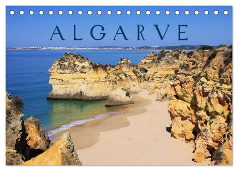 Algarve (Tischkalender 2026 DIN A5 quer), CALVENDO Monatskalender