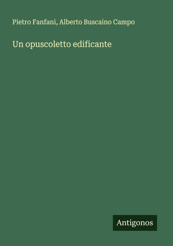 Un opuscoletto edificante