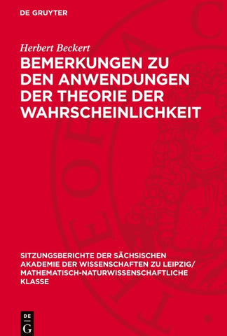Bemerkungen zu den Anwendungen der Theorie der Wahrscheinlichkeit