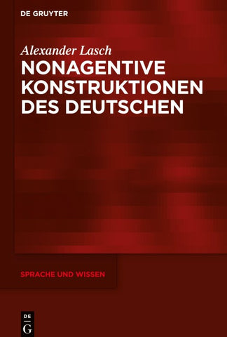 Nonagentive Konstruktionen des Deutschen