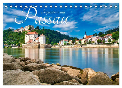 Impressionen aus Passau (Tischkalender 2027 DIN A5 quer), CALVENDO Monatskalender