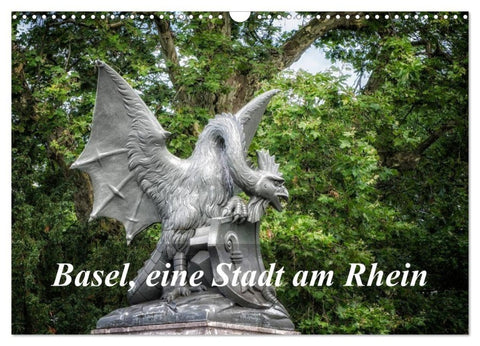 Basel, eine Stadt am Rhein (Wandkalender 2027 DIN A3 quer), CALVENDO Monatskalender