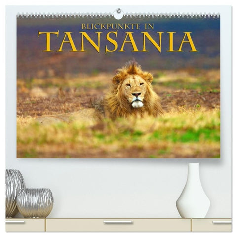 Blickpunkte Tansanias (hochwertiger Premium Wandkalender 2027 DIN A2 quer), Kunstdruck in Hochglanz