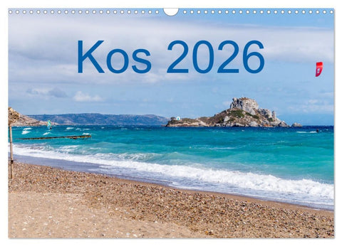 Kos 2026 (Wandkalender 2026 DIN A3 quer), CALVENDO Monatskalender