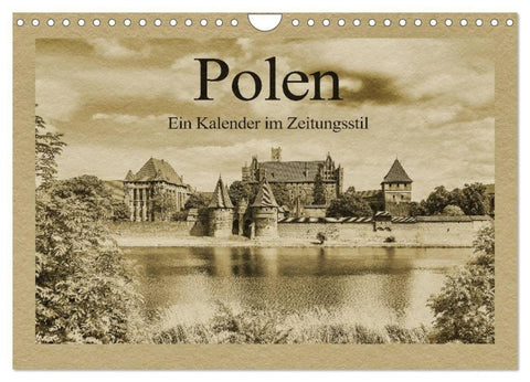 Polen - Ein Kalender im Zeitungsstil (Wandkalender 2027 DIN A4 quer), CALVENDO Monatskalender