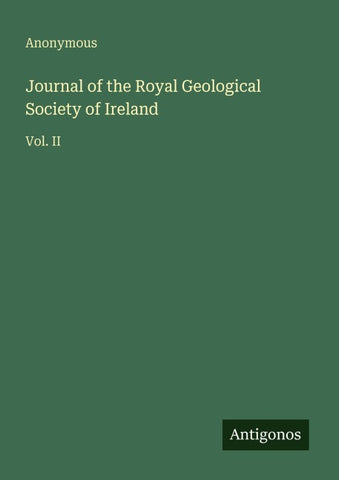 Journal of the Royal Geological Society of Ireland