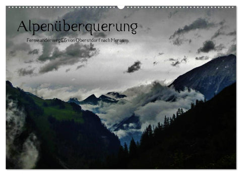 Alpenüberquerung (Wandkalender 2026 DIN A2 quer), CALVENDO Monatskalender