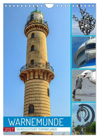 Sehnsuchtsort Warnemünde (Wandkalender 2027 DIN A4 hoch), CALVENDO Monatskalender