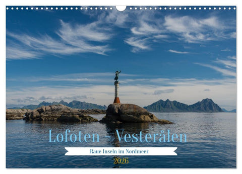 Lofoten Vesterålen (Wandkalender 2026 DIN A3 quer), CALVENDO Monatskalender