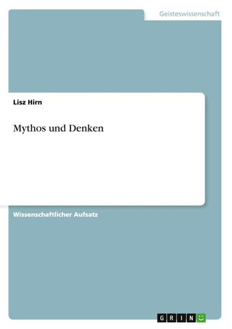 Mythos und Denken