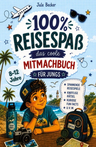100 % Reisespaß: Das coole Mitmachbuch für Jungen von 8-12 Jahren: