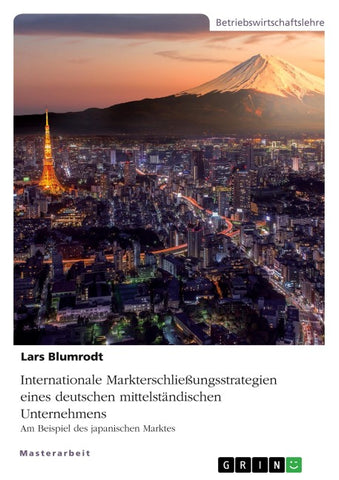 Internationale Markterschließungsstrategien eines deutschen mittelständischen Unternehmens