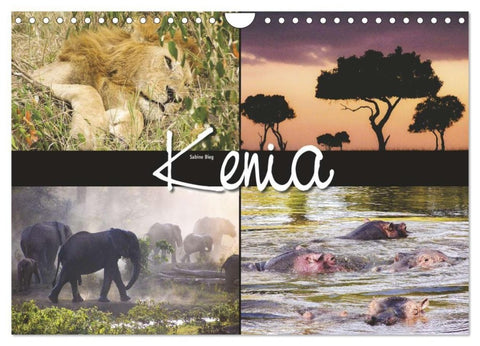 Kenia (Wandkalender 2027 DIN A4 quer), CALVENDO Monatskalender