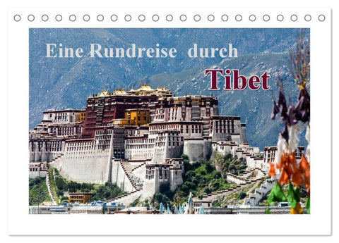 Eine Rundreise durch Tibet (Tischkalender 2027 DIN A5 quer), CALVENDO Monatskalender