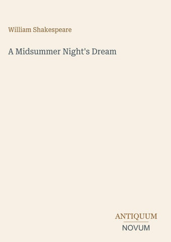 A Midsummer Night's Dream
