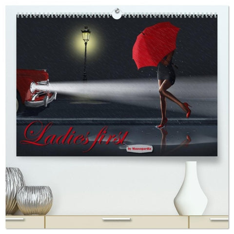 Ladies first by Mausopardia (hochwertiger Premium Wandkalender 2027 DIN A2 quer), Kunstdruck in Hochglanz