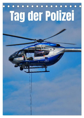 Tag der Polizei (Tischkalender 2026 DIN A5 hoch), CALVENDO Monatskalender