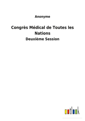 Congrès Médical de Toutes les Nations