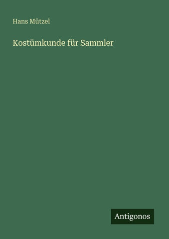 Kostümkunde für Sammler