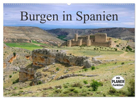 Burgen in Spanien (Wandkalender 2026 DIN A2 quer), CALVENDO Monatskalender