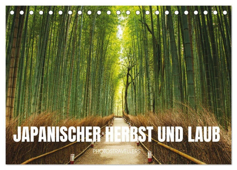 Japanischer Herbst und Laub (Tischkalender 2027 DIN A5 quer), CALVENDO Monatskalender