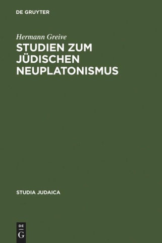 Studien zum jüdischen Neuplatonismus