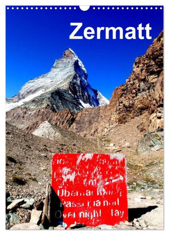 Zermatt (Wandkalender 2027 DIN A3 hoch), CALVENDO Monatskalender