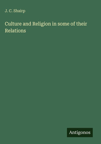 Culture and Religion in some of their Relations